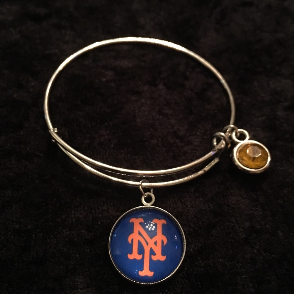 Ny Mets Adjustable Bangle Bracelets